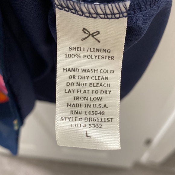 Large Everly Navy floral dress - Picture 5 of 7